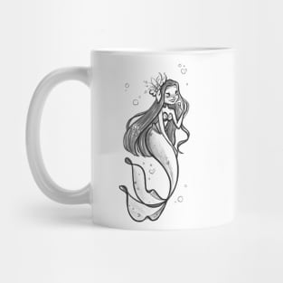 Mermaid Sketch Mug